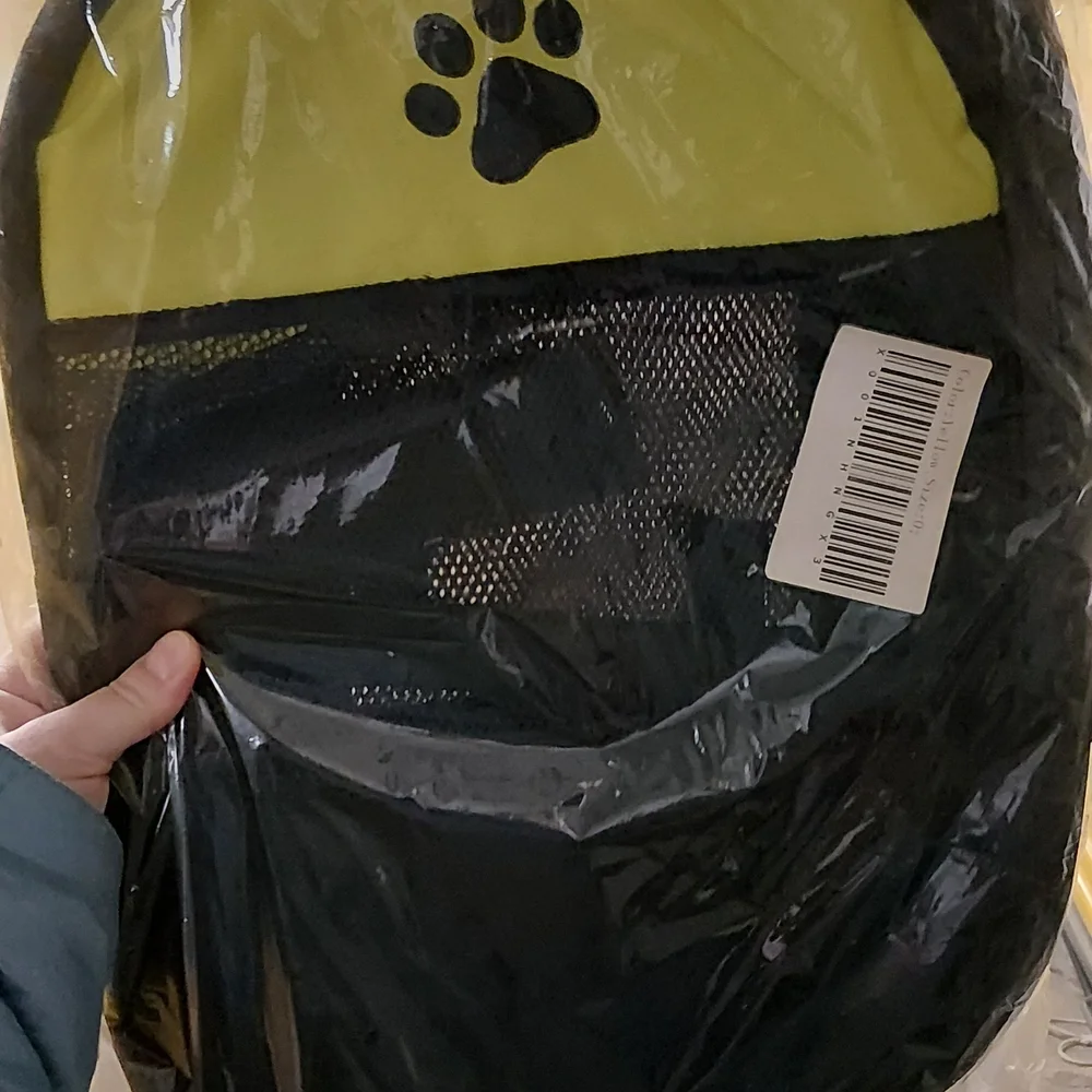 Yellow and Black Pet Carrier